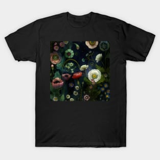 Floral Pattern Fairy Garden T-Shirt